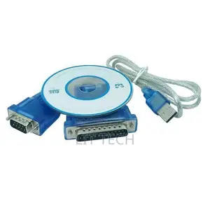 USB 2.0 to RS232 Series Cable Adapter (DB9 and DB-25)