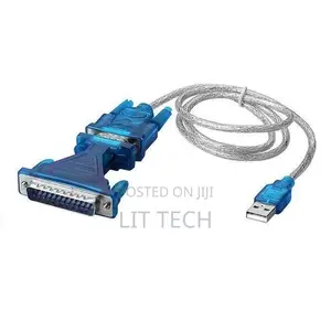 USB 2.0 to RS232 Series Cable Adapter (DB9 and DB-25)