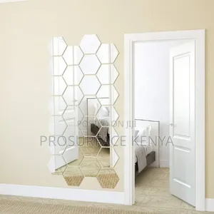 Buy Hexagonal Decorative Mirrors in Gold or Silver