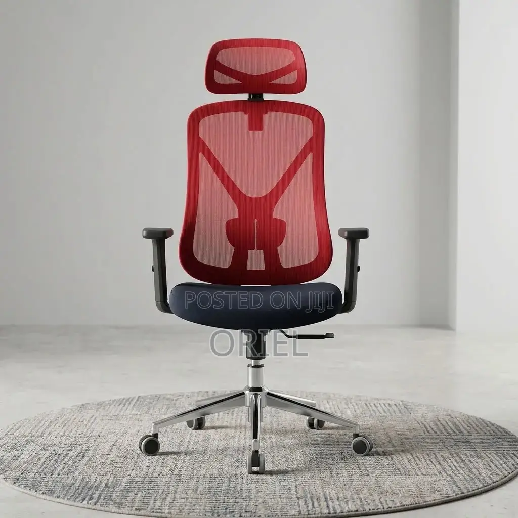 Office Chair : Red Orthopedic Chair