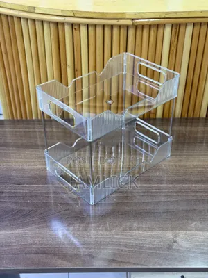 Luxury Clear Countertop Storage Rack – 2 Tier & 3 Tier - Av