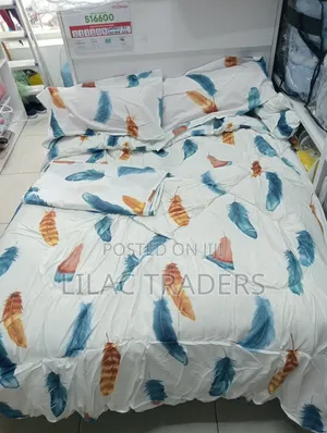 6 by 6 Unbinded Cotton Duvet Set – 245cm X 240cm Ney