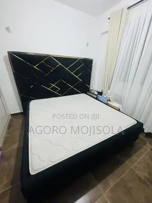 6by6 Bed Frame and Dr. Mattress Bed