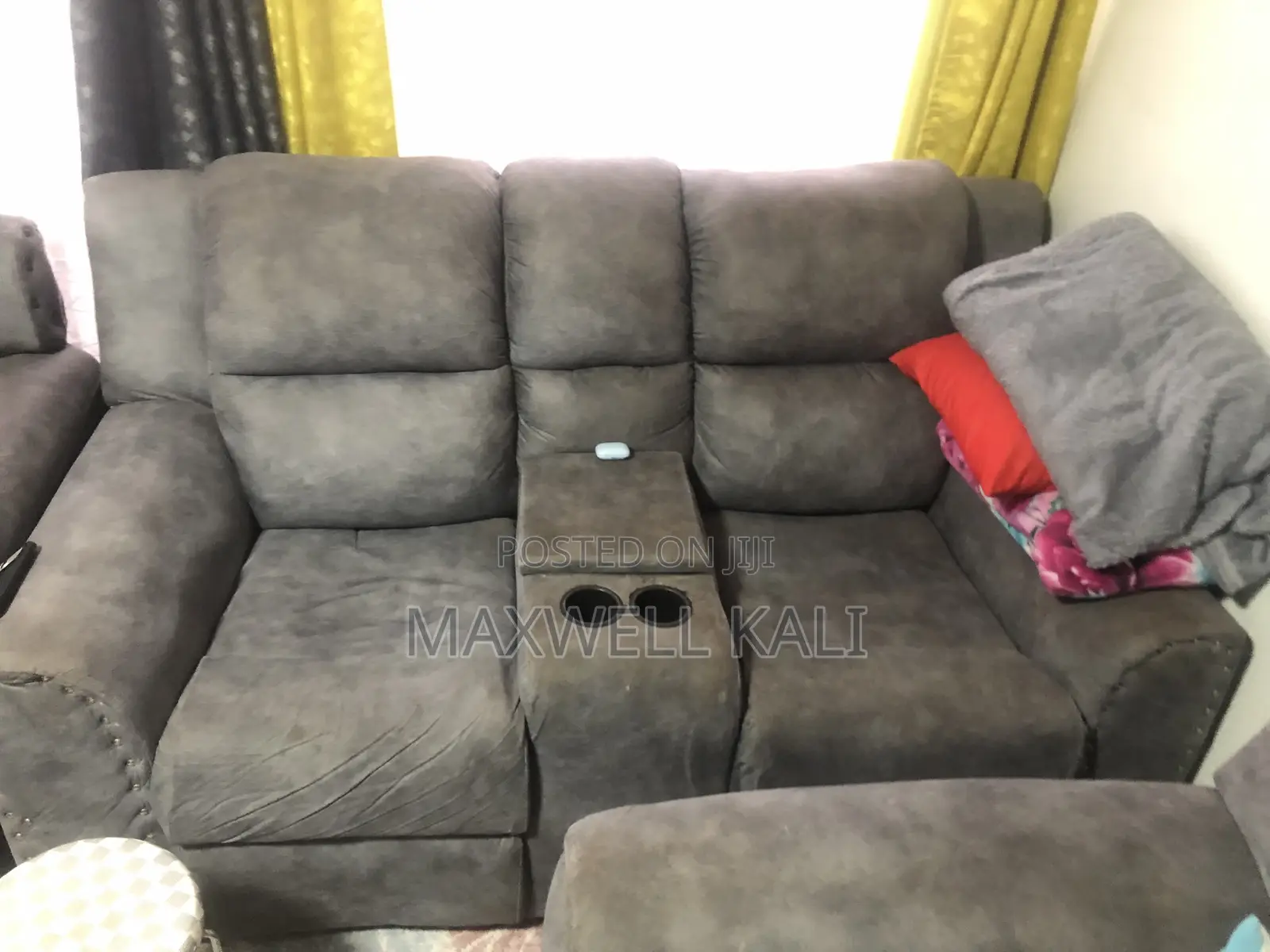 Semi Recliner Sofas and Dining Table