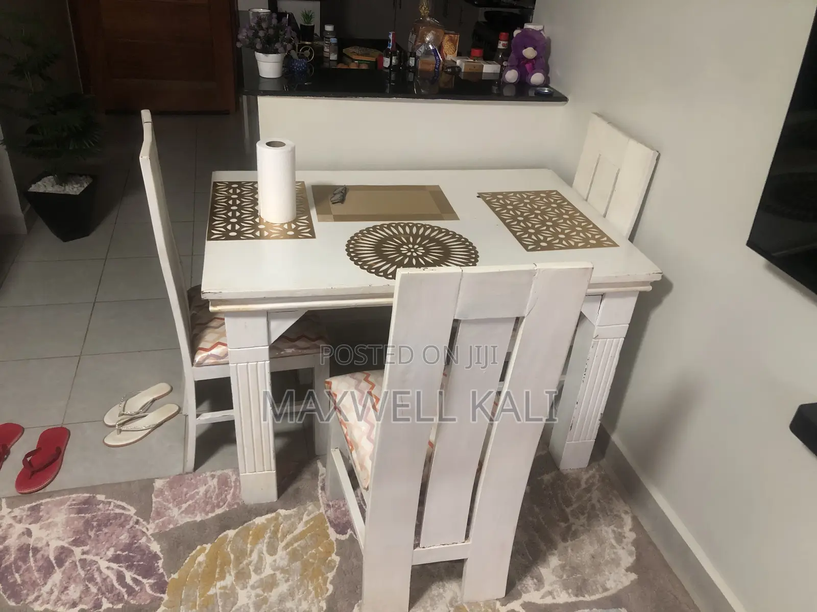 Semi Recliner Sofas and Dining Table