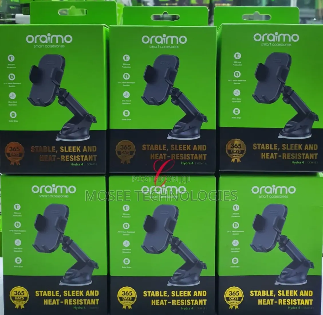 Oraimo Hydra 4 – Hands-Free Driving Phone Holder
