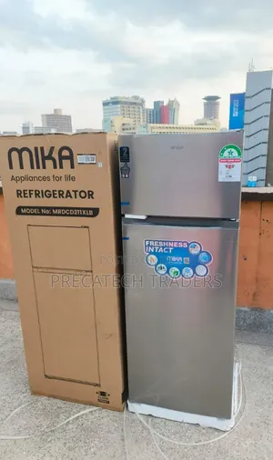 MIKA 211L Double Door Fridge – Brand New