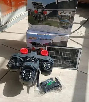 V380 Smart 4G Solar CCTV Camera for Outdoor Surveillance