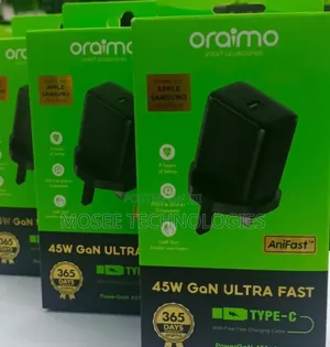 Oraimo PowerGaN 451 OCW-5451UCC – 45W Charger Set