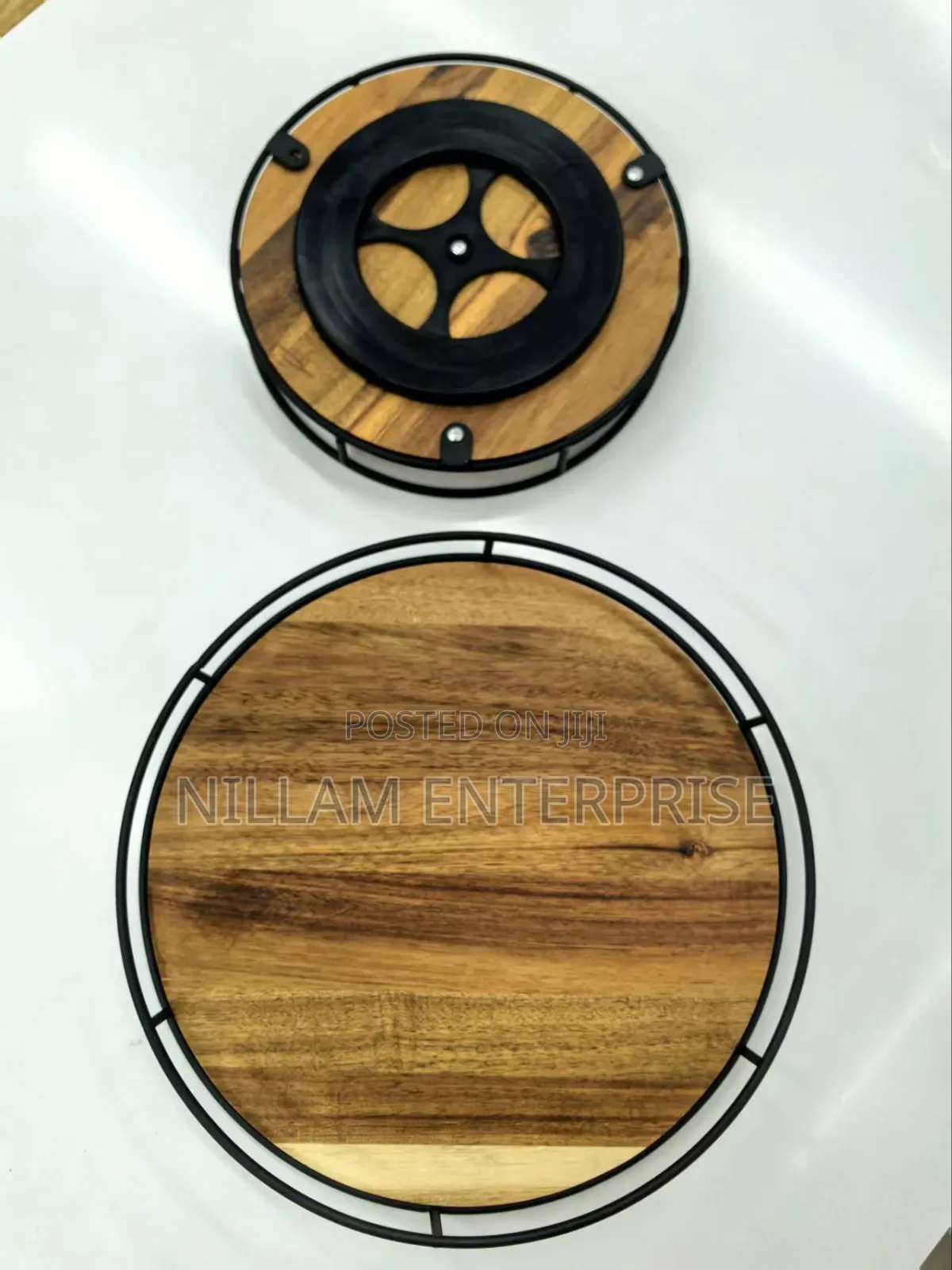 Wooden Rotating Lazy Susan