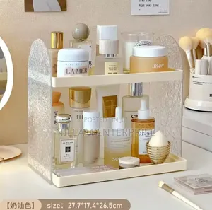 Acrylic Wavy Vanity Perfume/Cosmetic Rack