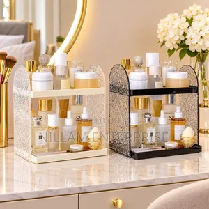 Acrylic Wavy Vanity Perfume/Cosmetic Rack