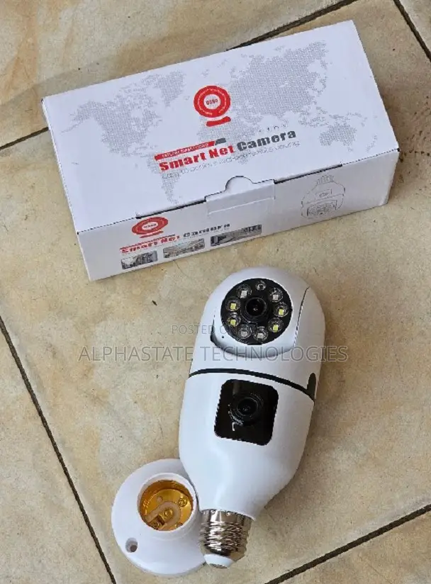 Wifi PTZ Double Lens Bulb Camera