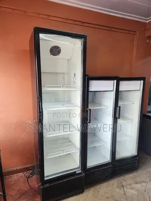 Black Tall Working Display Fridge/ Chiller, Show Case