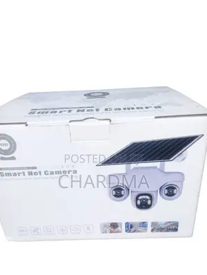 Triple Lens Solar CCTV Camera V380 -4g/WiFi,360PTZ ,Solar Panel