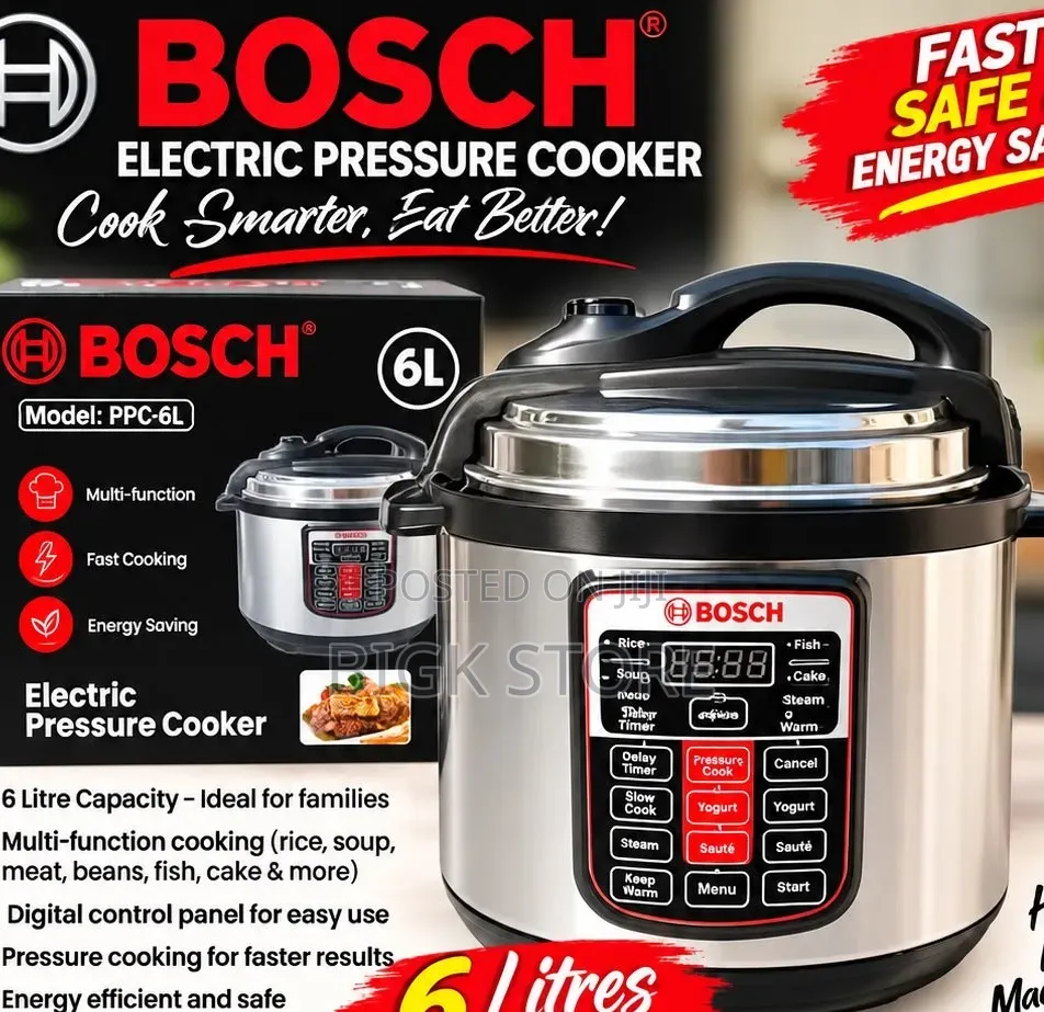 *6 Litre Bosch Electric Pressure Cooker