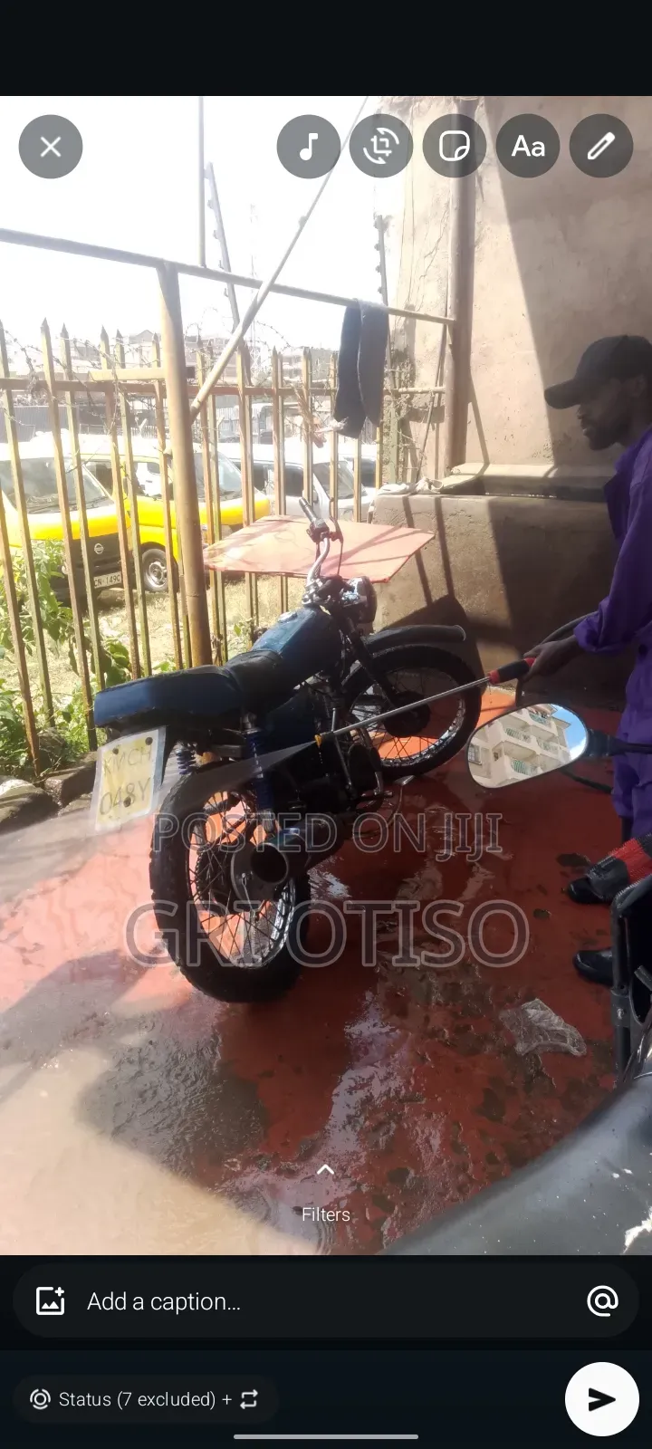Honda CG110 2008 Blue