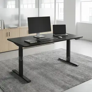 1.8 Meters Black Height Standing | Electric Meeting Desk