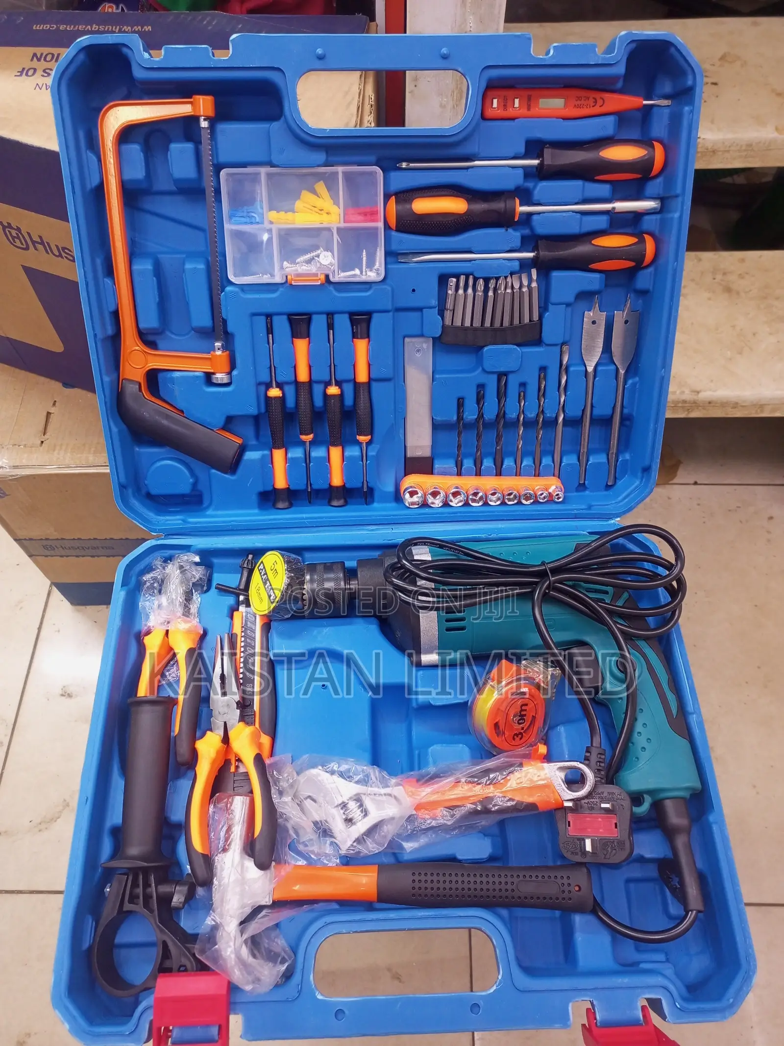 Makita Electric Impact Drill and Tool Set. Makita Drill