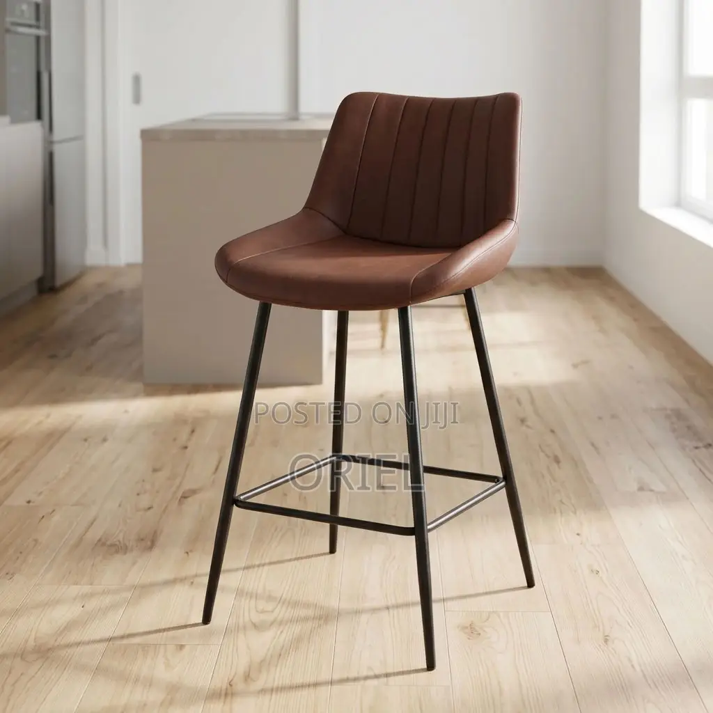 Modern Brown Bar Stool – Stylish Seating for Kitchen Islands
