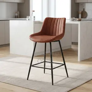 Modern Brown Bar Stool – Stylish Seating for Kitchen Islands
