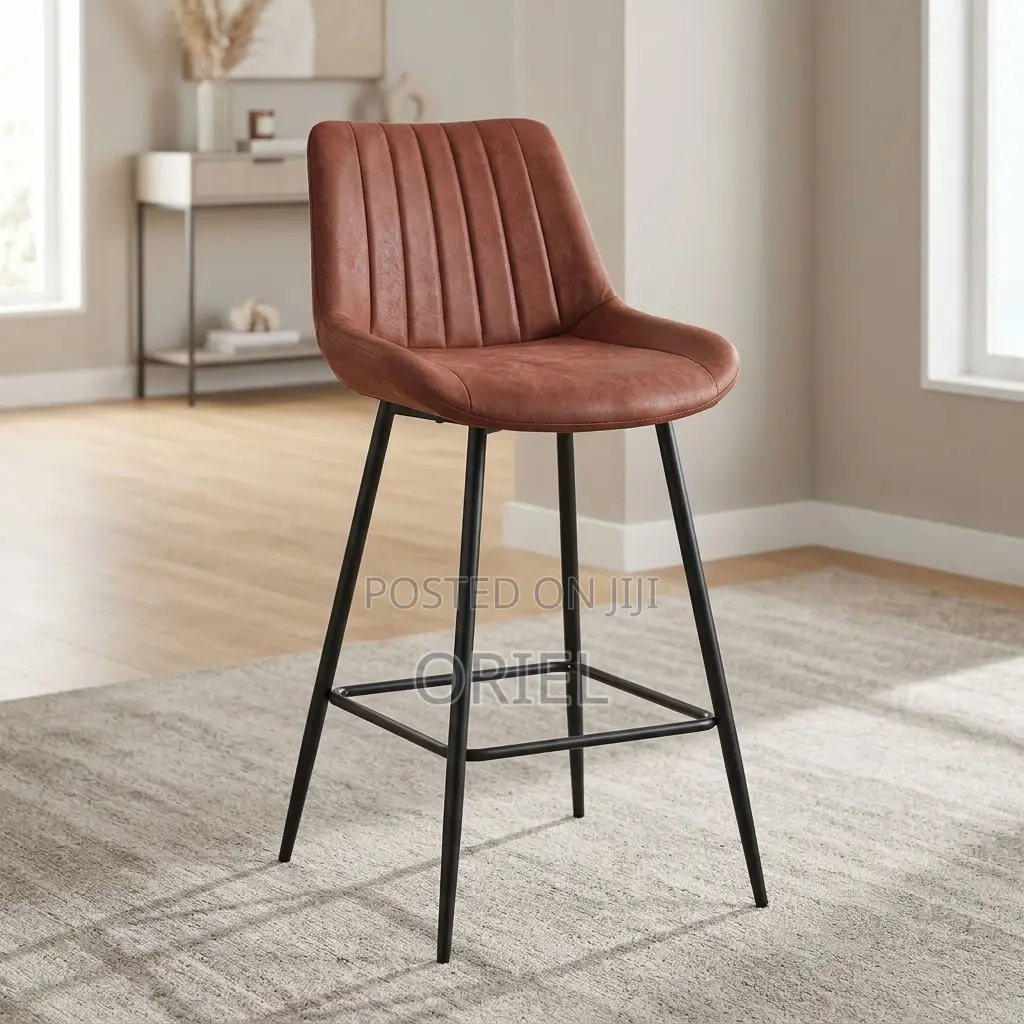 Modern Brown Bar Stool – Stylish Seating for Kitchen Islands