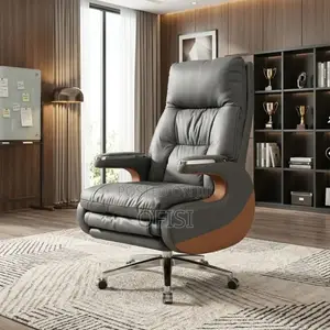 Office Chair; Ergonomic Executive Reclining Office Chair