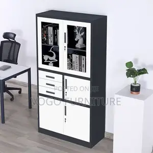 Office Cabinet; Heavy-Duty 2-Door Steel Office Cabinet