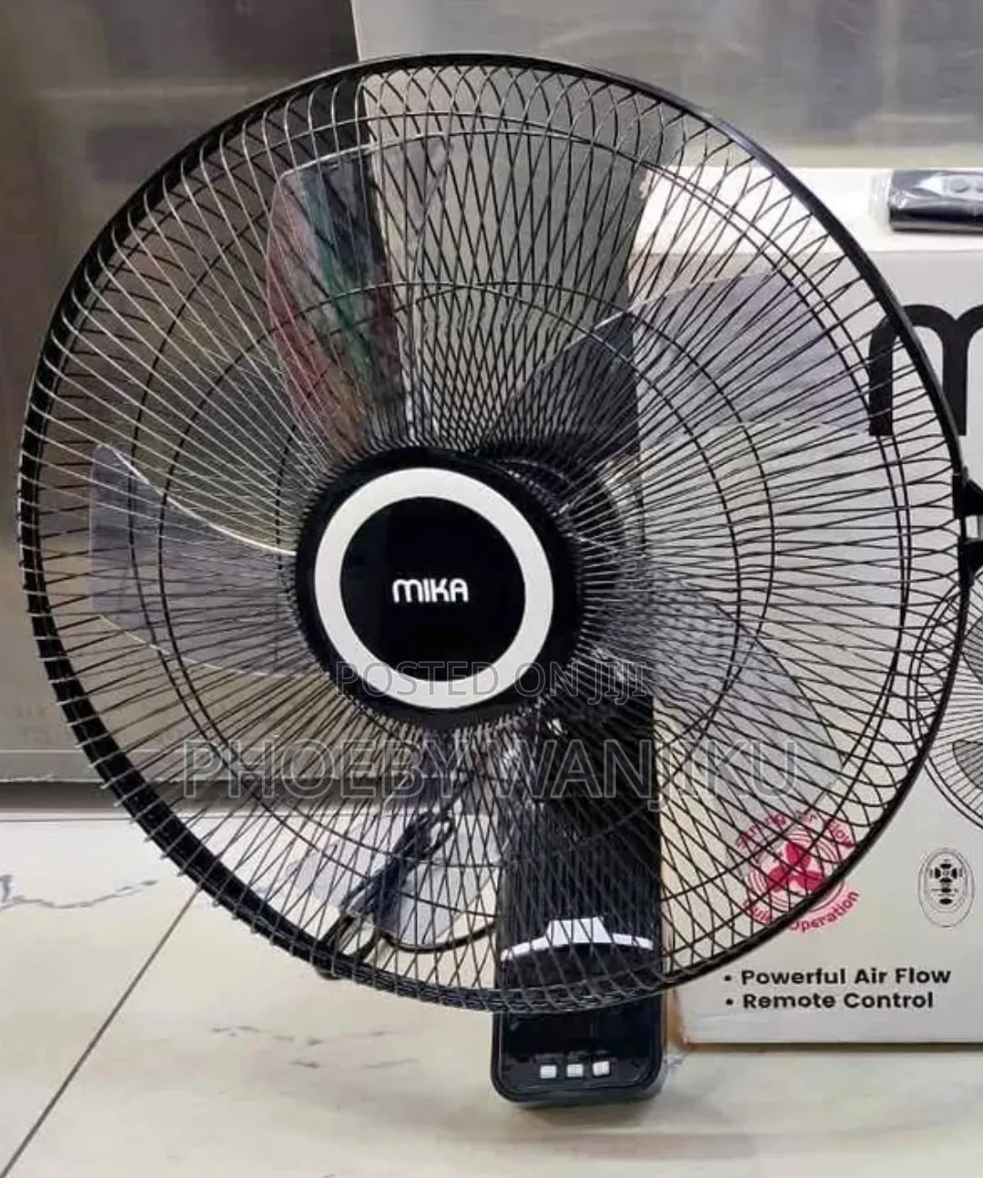 *Mika 18" Wall Fan With Remote