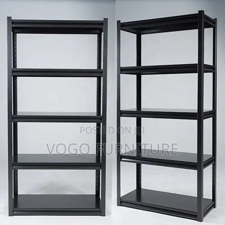 Rack; 5-Tier Steel Shelving Rack