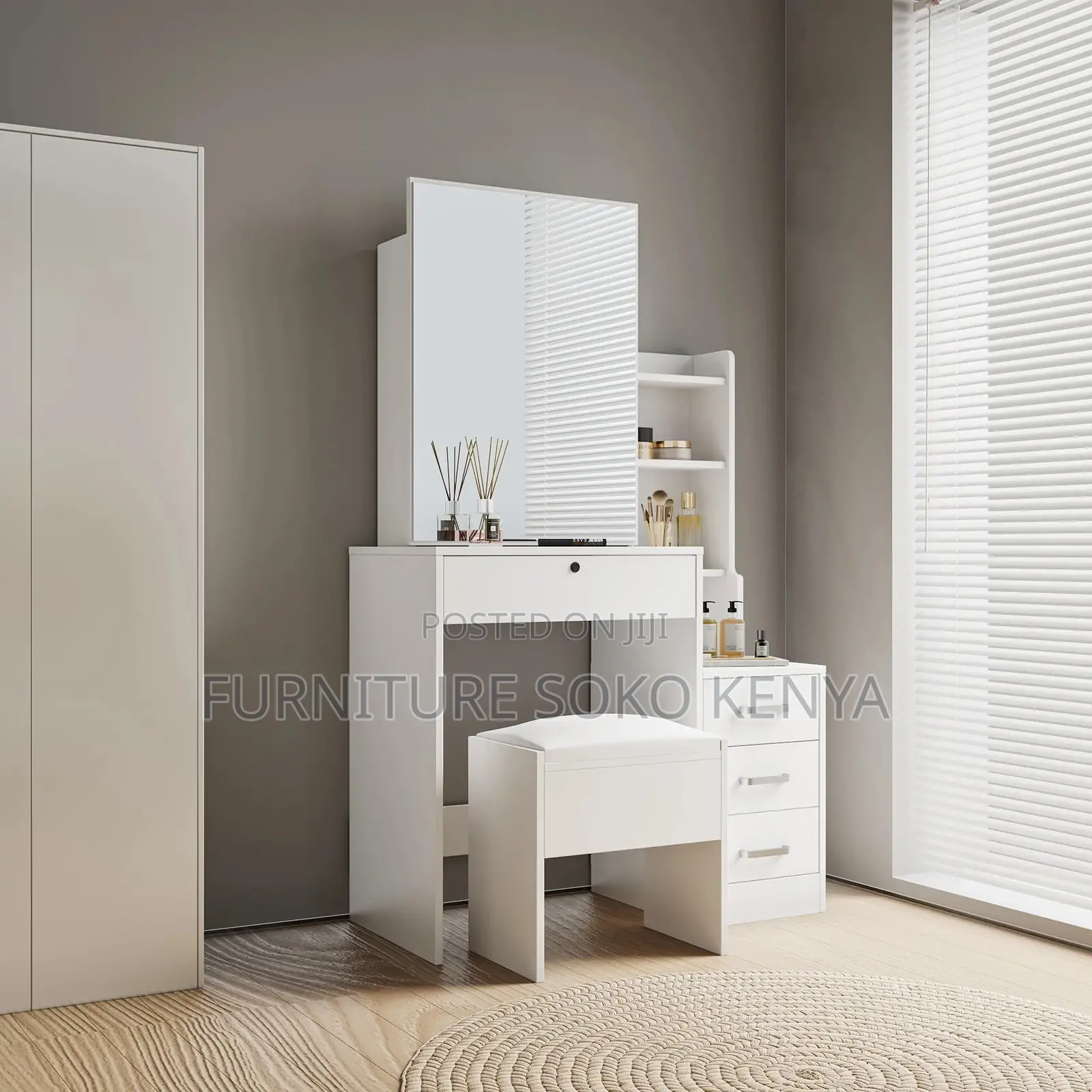 Dressing Room Tables | White Dressing Vanity Set