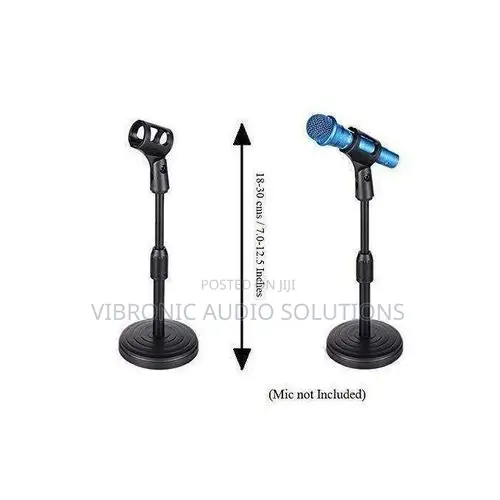 Tabletop Microphone Stand, Extendable 2 Step Table Desktop Microphone