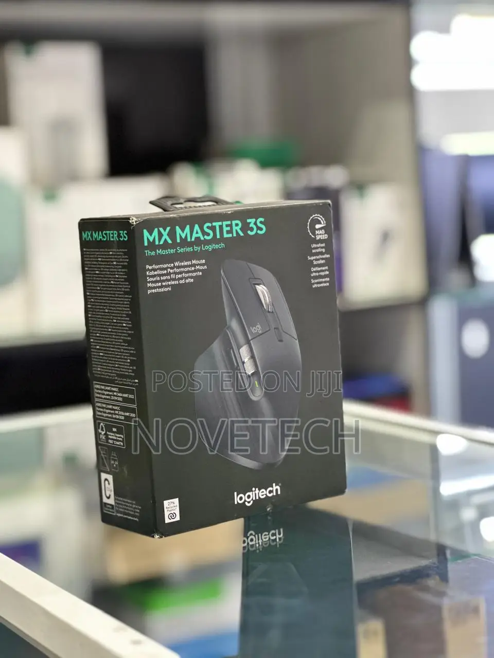 Logitech MX Master 3S Wireless Bluetooth Mouse,Ultra-Fast 8K DPI