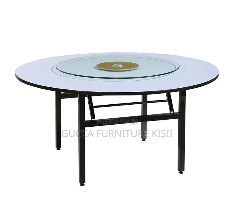 Circular Custom Multipurpose Table With Foldable Legs