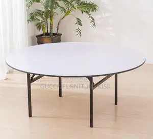 Circular Custom Multipurpose Table With Foldable Legs