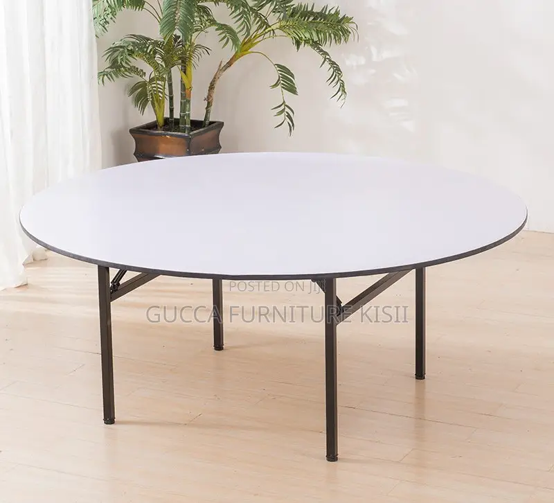 Circular Custom Multipurpose Table With Foldable Legs