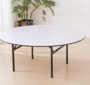 Circular Custom Multipurpose Table With Foldable Legs