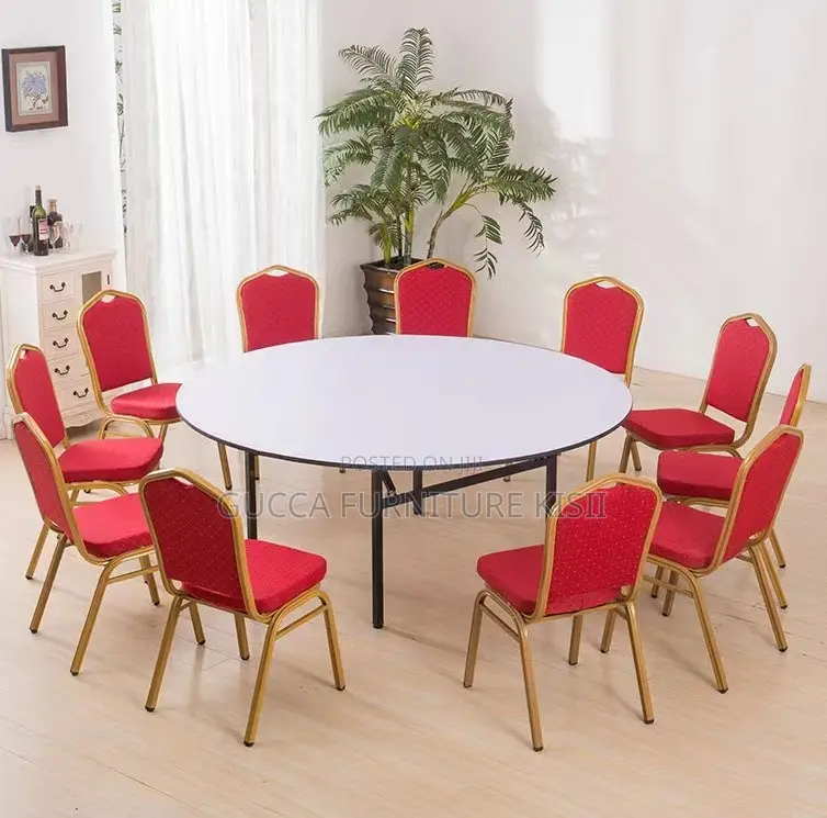 Circular Custom Multipurpose Table With Foldable Legs