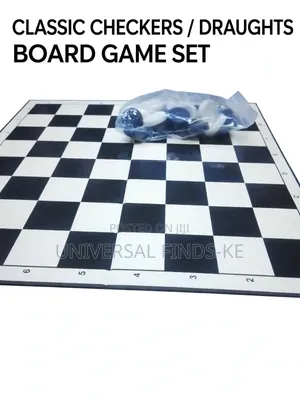 Draughts Board Game for Kids and Adults for Family Fun and Strategy