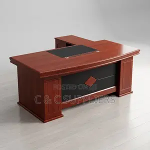 1600MM Mahogany Managers Table With Extension