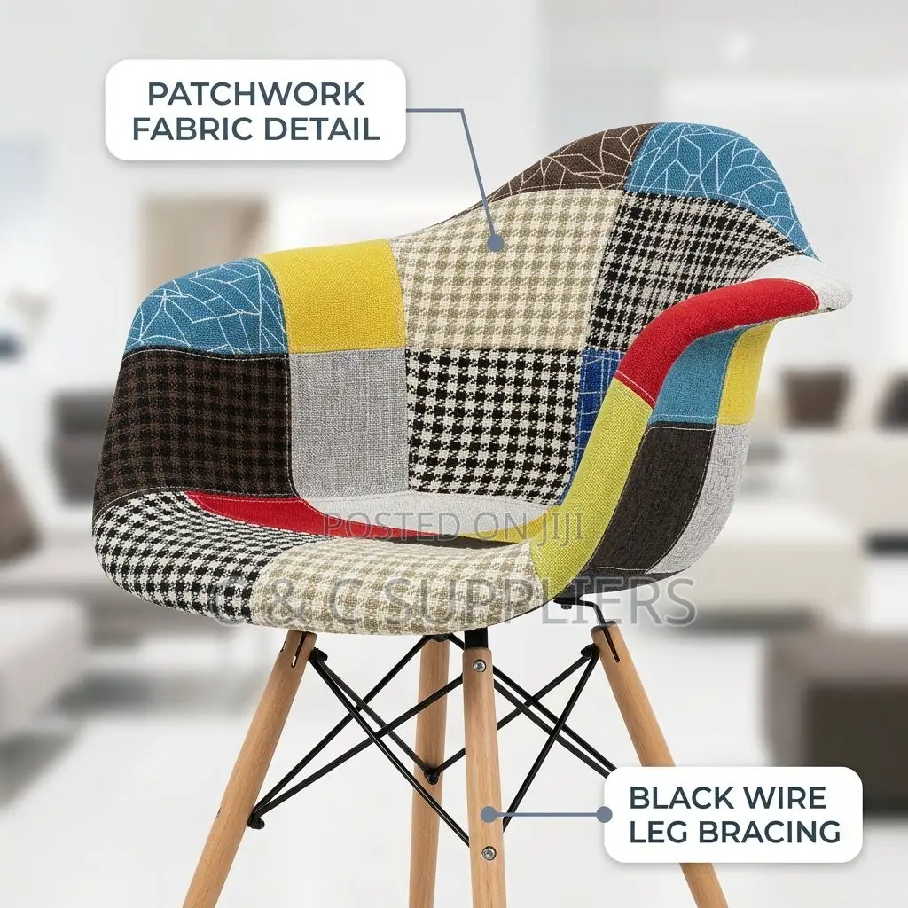 Patchwork Eames Dining Chair.