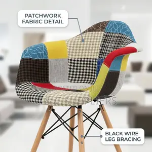 Patchwork Eames Dining Chair.