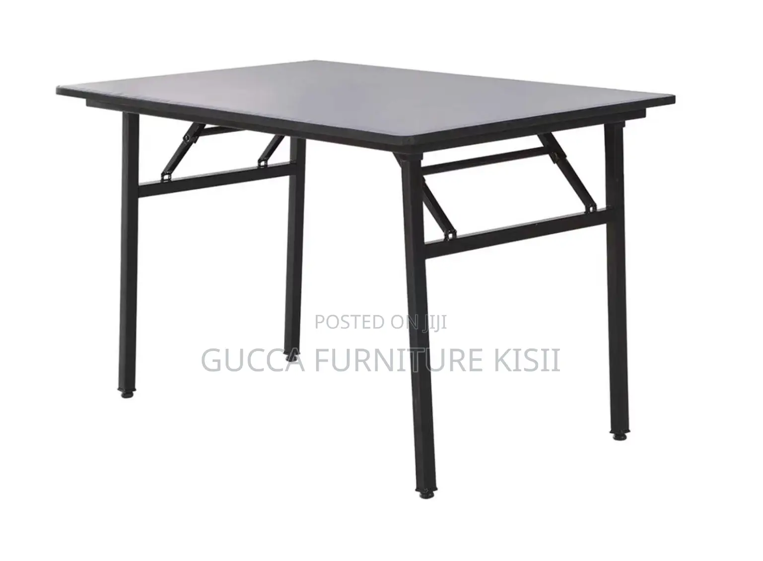Rectangular Folding Table With Steel Legs