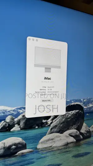 Desktop Computer Apple iMac M1 16GB Apple M1 SSD 512GB