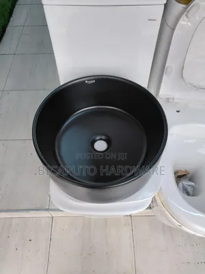 Countertop Basin Round Black