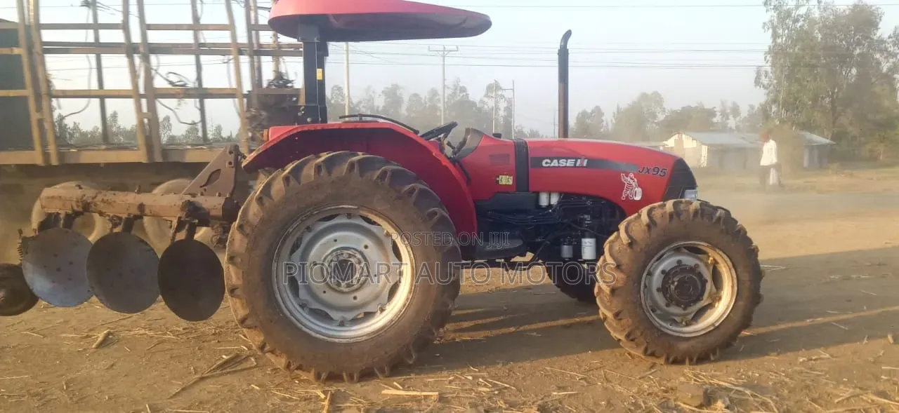 Tractor Case Jx95 Four Wheel Red