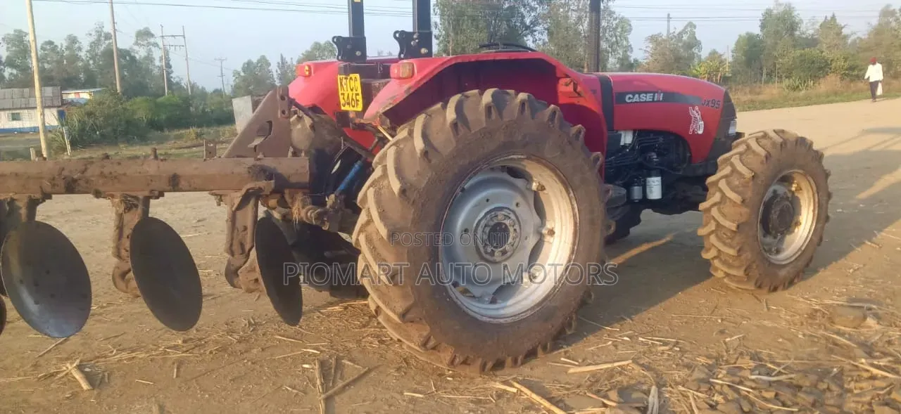 Tractor Case Jx95 Four Wheel Red
