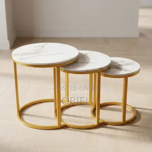 3-Piece Nesting Coffee Table Set – Modern Living Room Furniture