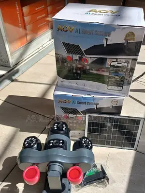 V380 4G Solar CCTV Camera for Gate, Parking and Compound Security