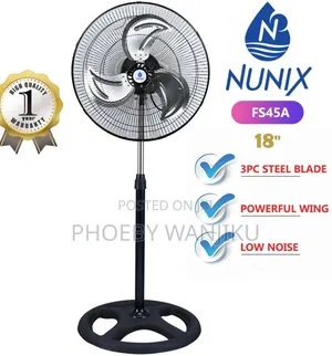 Steel Blade Nunix Stand Fan